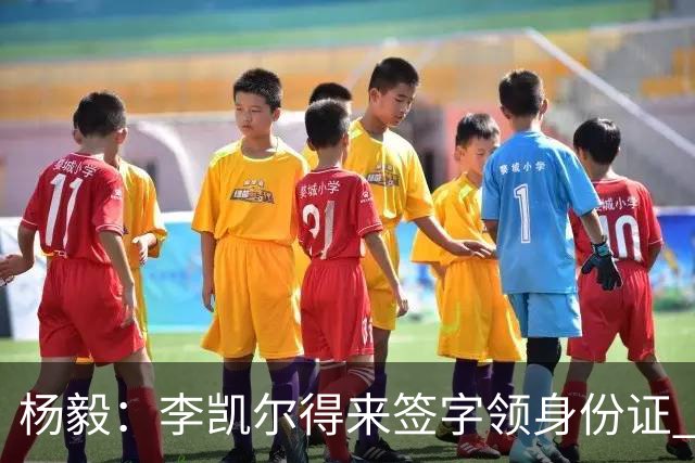杨毅：李凯尔得来签字领身份证 才算走完流程