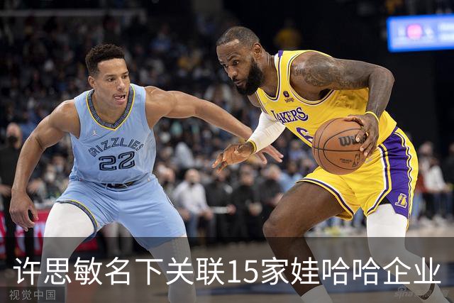 许思敏名下关联15家娃哈哈企业